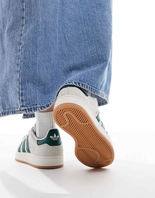 adidas Campus 00s trainers in white and green