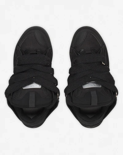 Lanvin Leather Curb Sneakers