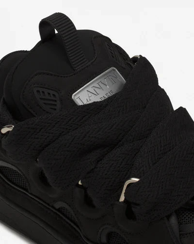 Lanvin Leather Curb Sneakers