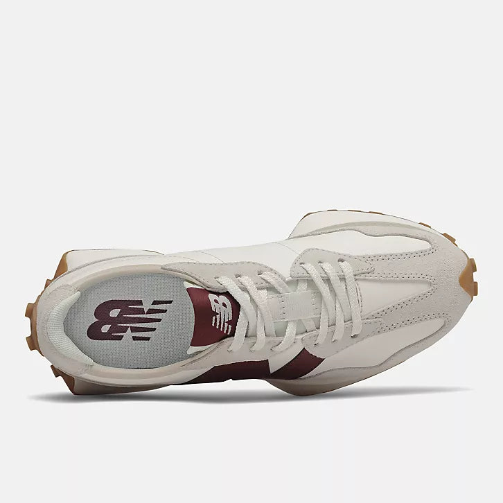 New Balance – 327 Moonbeam Classic Burgundy Low Top Sneakers