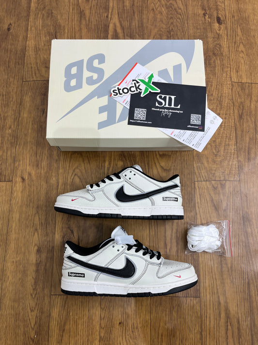 Supreme x SB Dunk Low Dark Red Off White RM2308-235