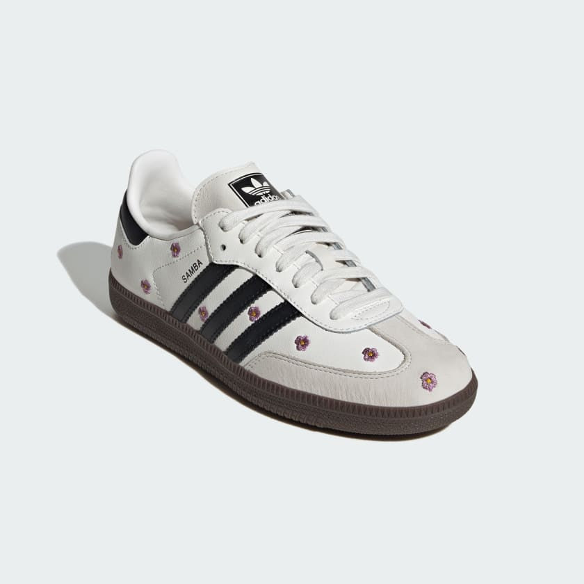 Adidas Samba OG Light Purple Floral Cloud White Black