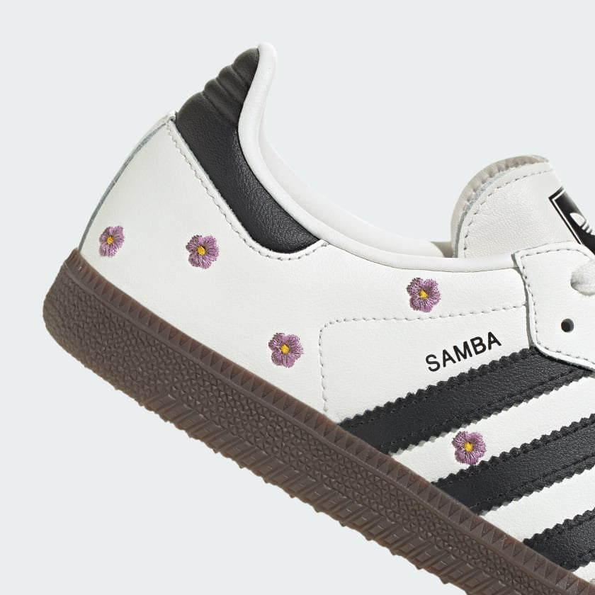 Adidas Samba OG Light Purple Floral Cloud White Black