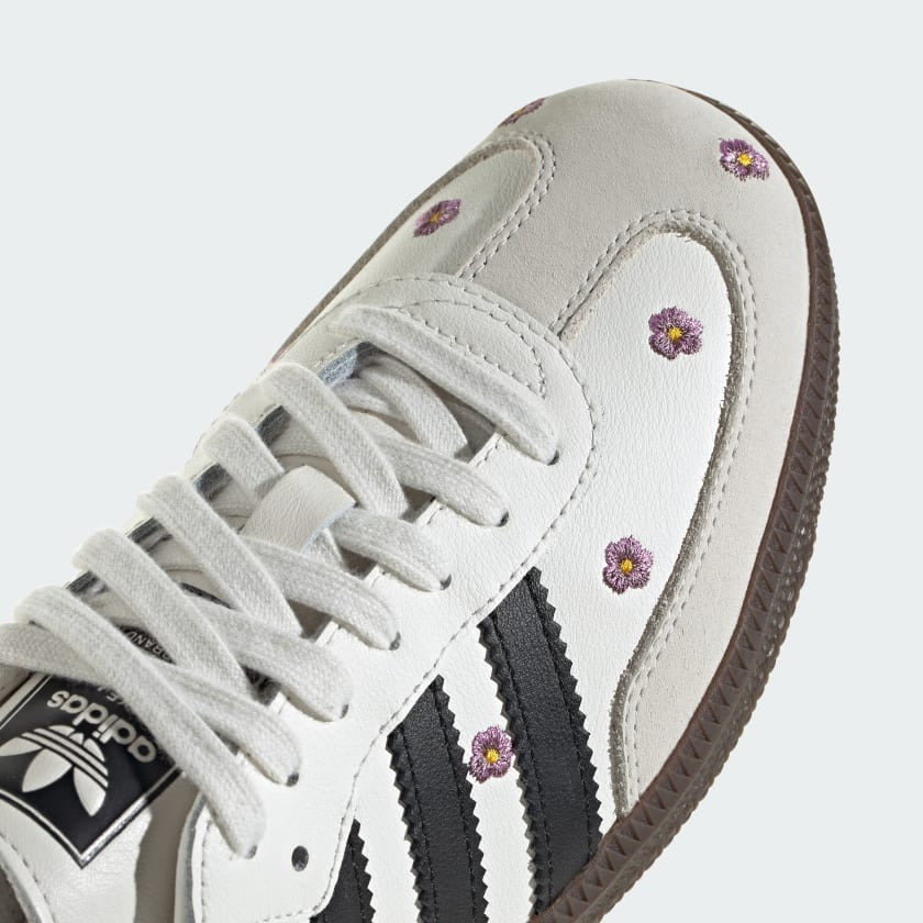 Adidas Samba OG Light Purple Floral Cloud White Black