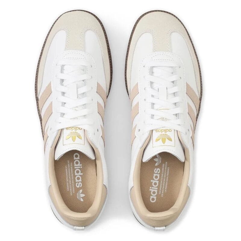 Adidas Samba OG 'White Beige Gum' JI0218 - Image 4