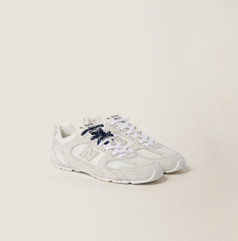 New Balance X Miu Miu 530 SL suede and mesh sneakers - Image 2