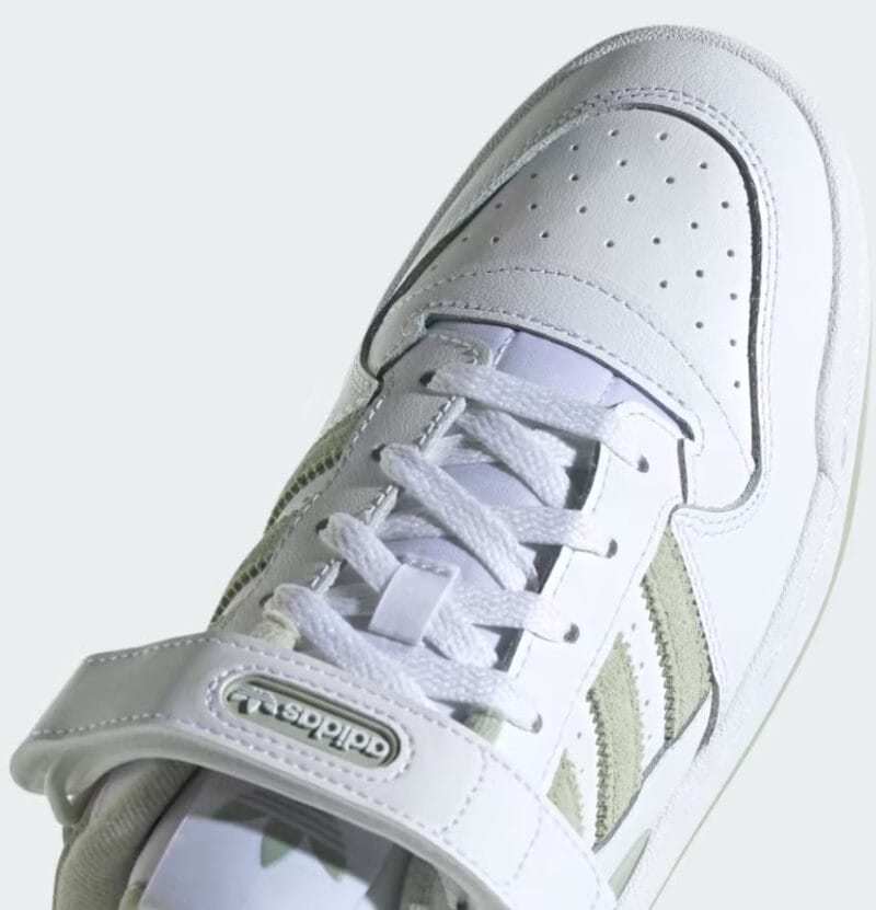 Adidas Forum Low 'White Halo Green' - Image 6