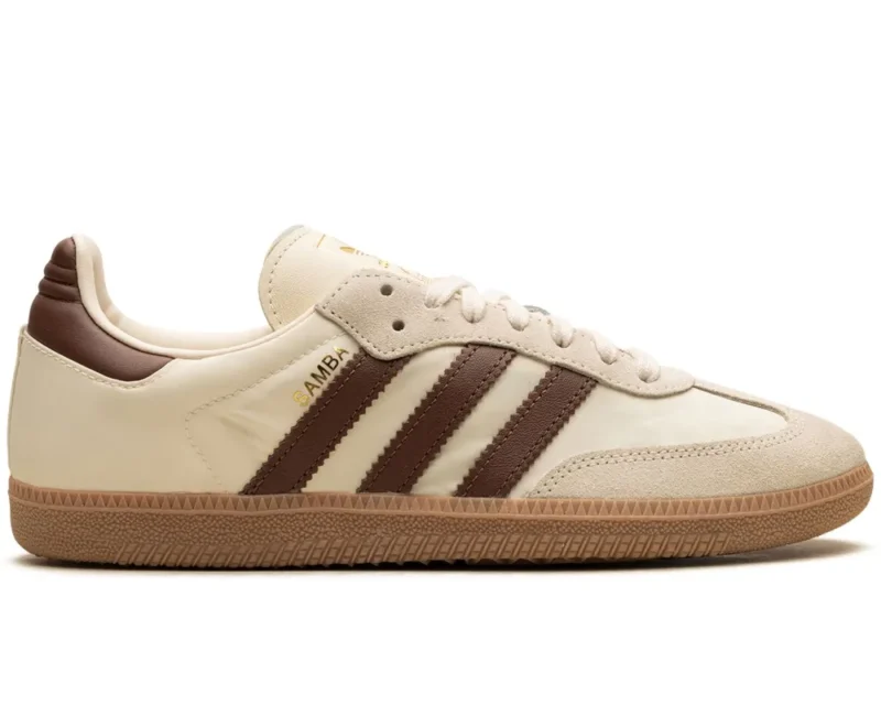 adidas Samba OG "Cream White/Preloved Brown" sneakers