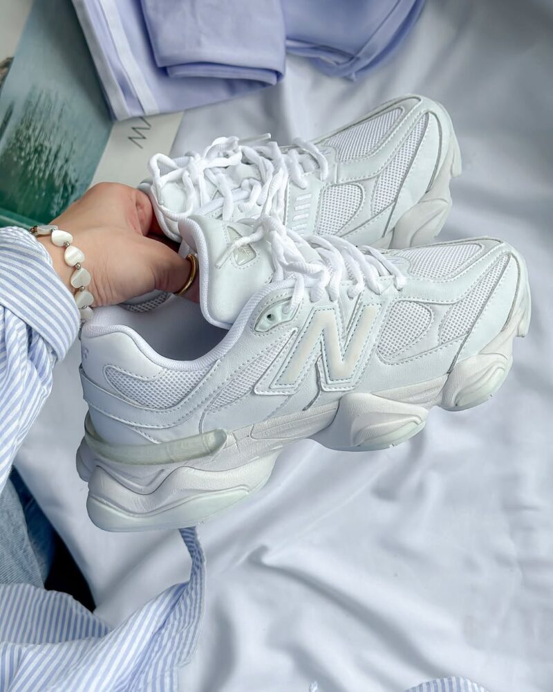 New Balance 9060 'Triple White - Image 3