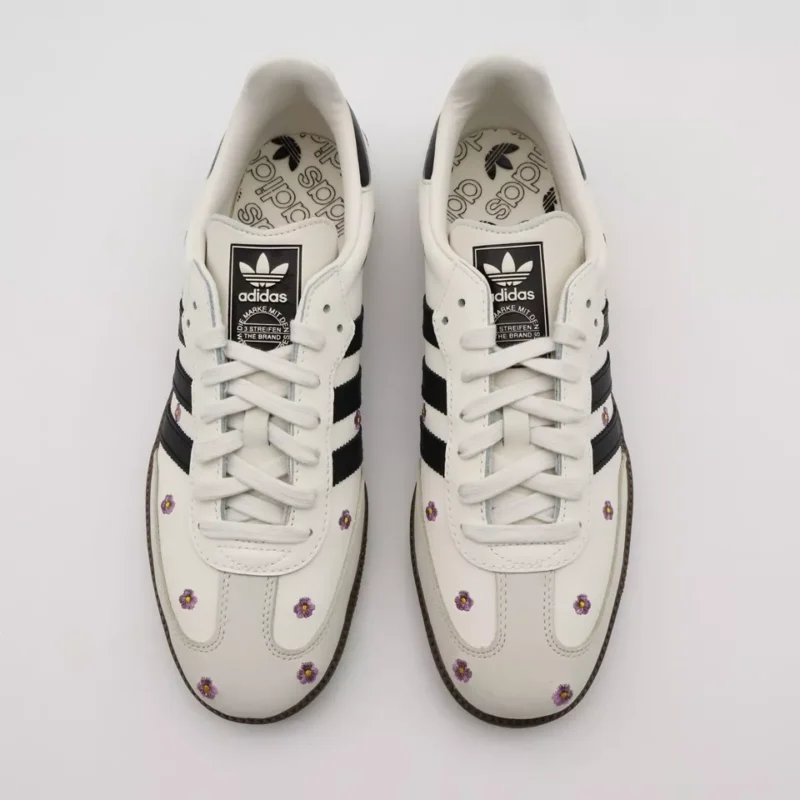 Adidas Samba OG Light Purple Floral Cloud White Black - Image 12