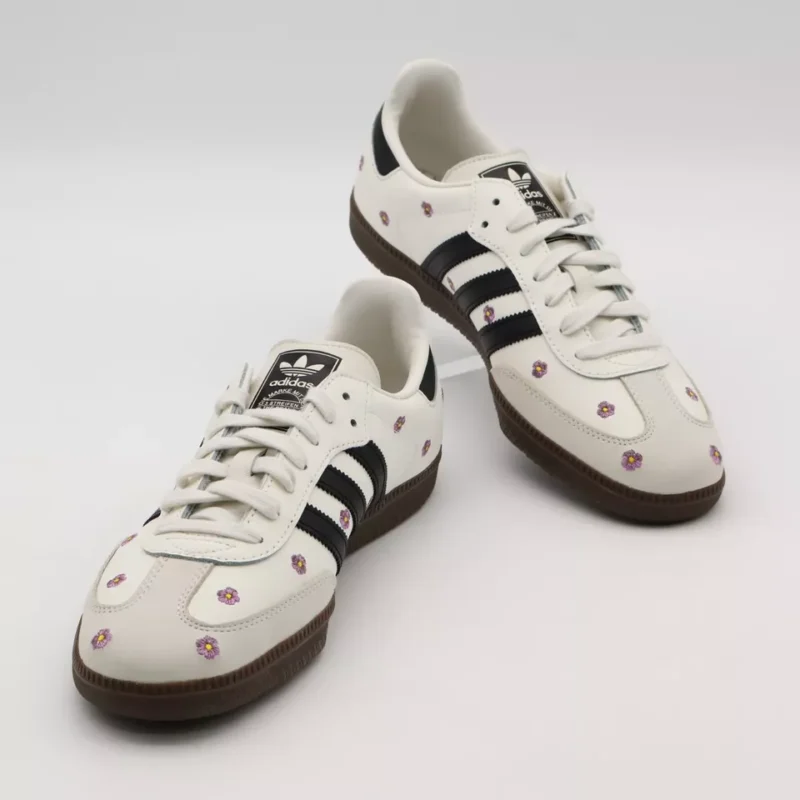 Adidas Samba OG Light Purple Floral Cloud White Black - Image 13