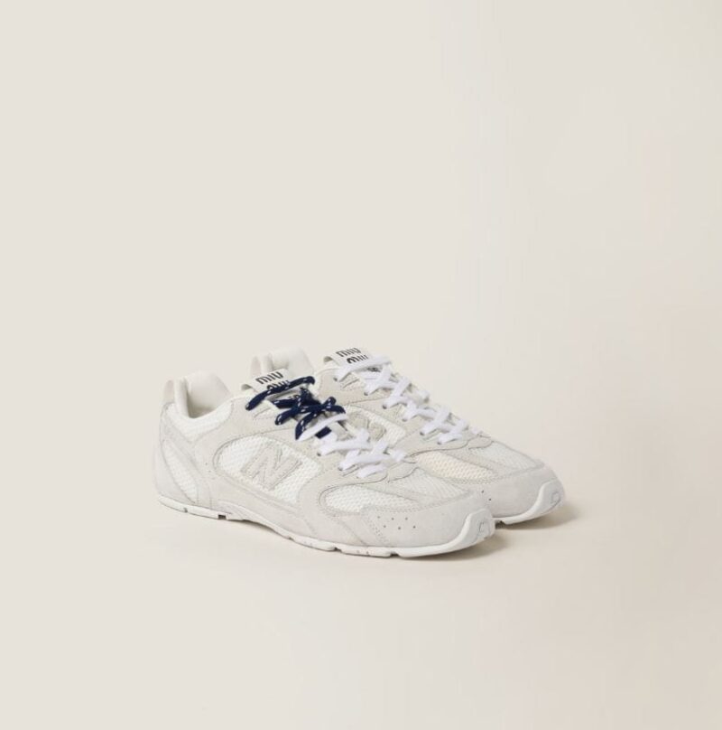 New Balance X Miu Miu 530 SL suede and mesh sneakers - Image 3