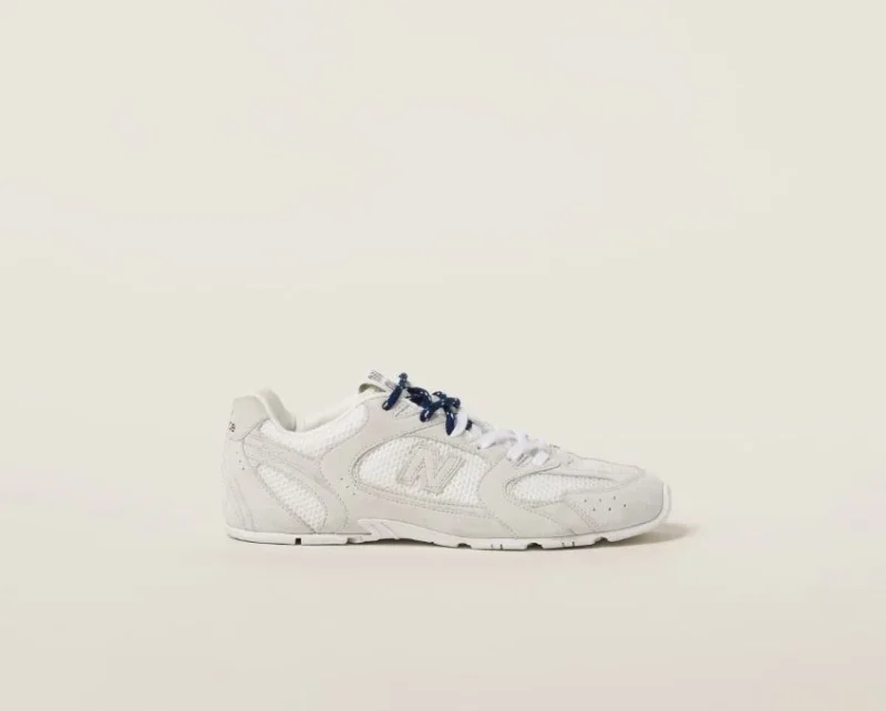 New Balance X Miu Miu 530 SL suede and mesh sneakers - Image 6